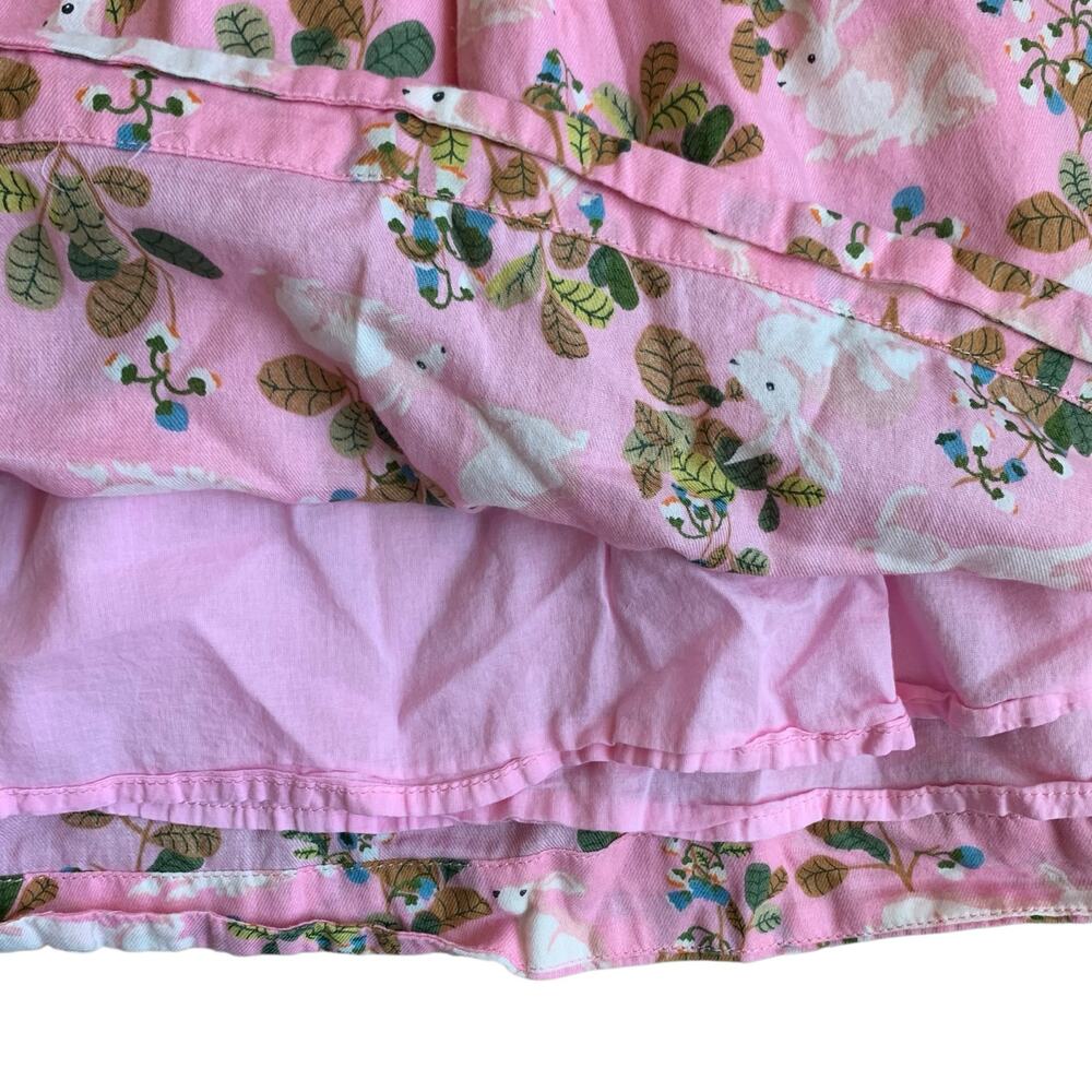 Pink Chicken Bunny Rabbit Print Dress - Picture 7 of 10